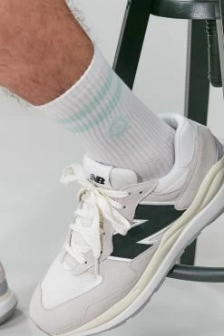 Altid Clothing 3 Pack Organic Cotton Blend Striped Socks | Mint