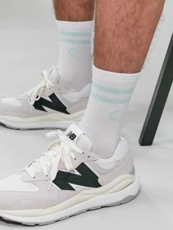 Altid Clothing 3 Pack Organic Cotton Blend Striped Socks | Mint