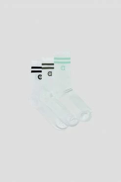 Altid Clothing Multipack Organic Cotton Blend Striped Socks | Mixed Colours
