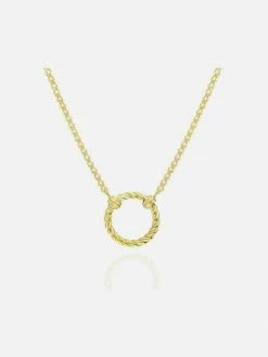 Ana Dyla Accessories Amelia Recycled 925 Sterling Silver Necklace | 18ct Gold Plated