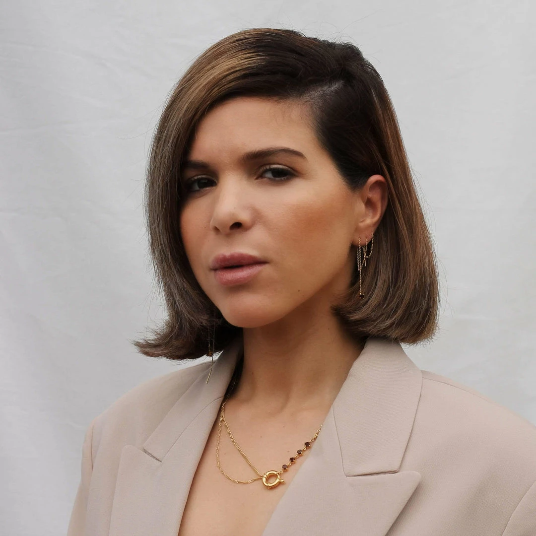 Ana Dyla Asya Recycled 925 Sterling Silver Garnet Earrings | Gold Vermeil Accessories 7 Ana Dyla Asya Recycled 925 Sterling Silver Garnet Earrings | Gold Vermeil Accessories