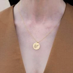 Ana Dyla Accessories Be Free Recycled 925 Sterling Silver Necklace | Gold Vermeil