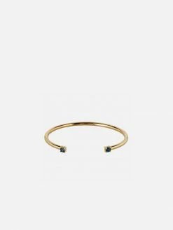 Ana Dyla Accessories Chiara Recycled 925 Sterling Silver London Topaz Bracelet | Gold Vermeil