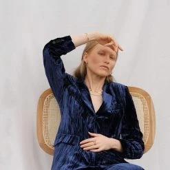 Ana Dyla Accessories Chiara Recycled 925 Sterling Silver London Topaz Bracelet | Gold Vermeil