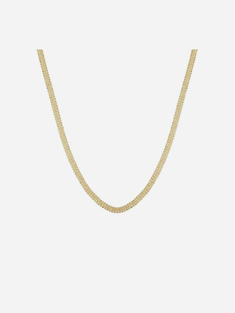Ana Dyla Cleo Recycled 925 Sterling Silver Necklace | Gold Vermeil Accessories 3 Ana Dyla Cleo Recycled 925 Sterling Silver Necklace | Gold Vermeil Accessories