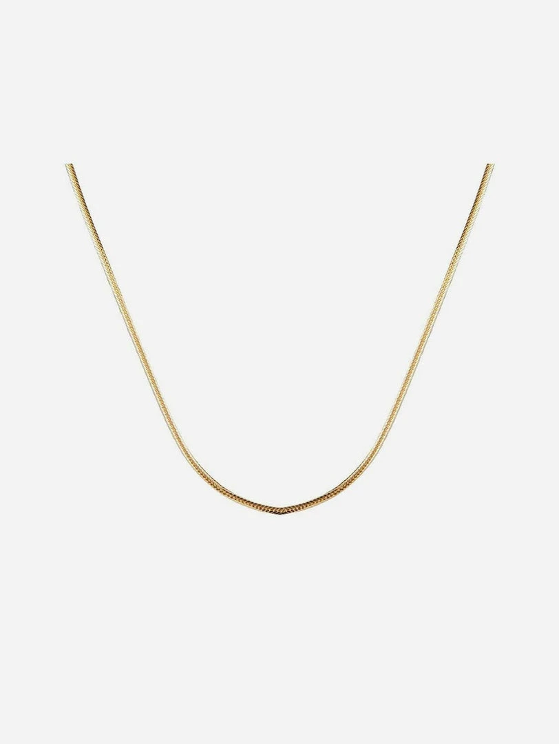 Ana Dyla Inez Recycled 925 Sterling Silver Necklace | Gold Vermeil Accessories 3 Ana Dyla Inez Recycled 925 Sterling Silver Necklace | Gold Vermeil Accessories