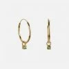 Ana Dyla Irem Recycled 925 Sterling Silver Peridot Hoop Earrings | Gold Vermeil Accessories 1 Ana Dyla Irem Recycled 925 Sterling Silver Peridot Hoop Earrings | Gold Vermeil Accessories