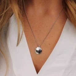 Ana Dyla Isadora Recycled 925 Sterling Silver Necklace | Sterling Silver Or 18ct Gold Plated Accessories