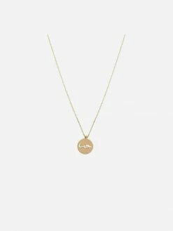Ana Dyla Love Recycled 925 Sterling Silver Necklace | Gold Vermeil Accessories