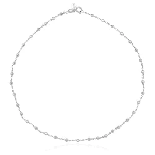 Ana Dyla Accessories Recycled 925 Sterling Silver Necklace With Rounds | Sterling Silver Or 18ct Gold Plated 4 Ana Dyla Accessories Recycled 925 Sterling Silver Necklace With Rounds | Sterling Silver Or 18ct Gold Plated