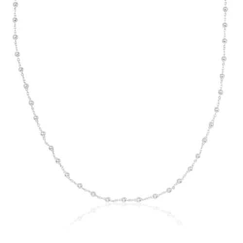 Ana Dyla Accessories Recycled 925 Sterling Silver Necklace With Rounds | Sterling Silver Or 18ct Gold Plated 5 Ana Dyla Accessories Recycled 925 Sterling Silver Necklace With Rounds | Sterling Silver Or 18ct Gold Plated