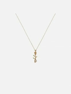 Ana Dyla Rose Recycled 925 Sterling Silver Pendant | Gold Vermeil
