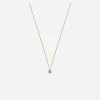 Ana Dyla Salma Recycled 925 Sterling Silver White Topaz Necklace | Gold Vermeil Accessories