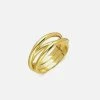 Ana Dyla Simone Recycled Sterling Silver Ring | 18ct Gold Plated Accessories