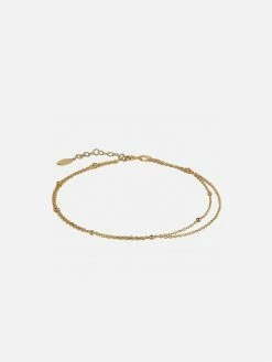 Ana Dyla Tori Recycled 925 Sterling Silver Ankle Bracelet | Gold Vermeil Accessories