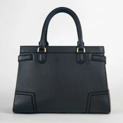 Ava Carrington Stockholm Vegan Leather Handbag | Black Bags