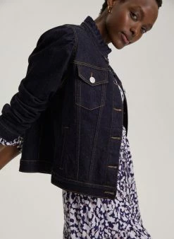 Baukjen Aabriella Abstract Leopard Print LENZING™ ECOVERO™ Midi Dress | Midnight Blue Clothing