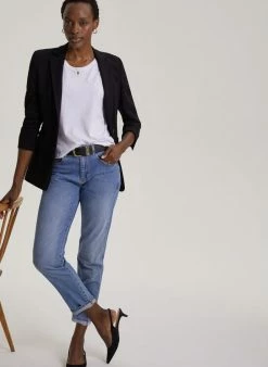 Baukjen Alanis LENZING™ ECOVERO™ Tailored Blazer | Caviar Black Clothing