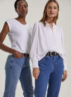 Baukjen Clothing Annika TENCEL™ Blouse | Pure White