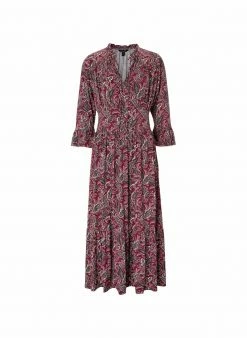 Baukjen Astrid Paisley Print LENZING™ ECOVERO™ Dress | Blackcurrant Clothing 9 Baukjen Astrid Paisley Print LENZING™ ECOVERO™ Dress | Blackcurrant Clothing