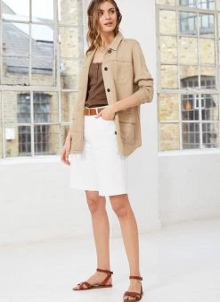 Baukjen Essentials Organic Cotton Henley Tank Top | Chocolate