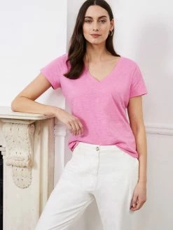 Baukjen Essentials Organic Cotton Slub T-Shirt | Bubblegum