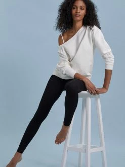 Baukjen Essentials Organic Cotton Stretch Leggings | Caviar Black Clothing