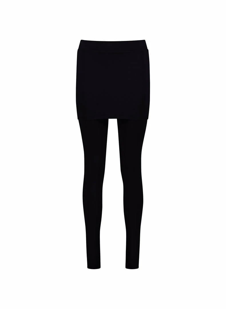 Baukjen Essentials LENZING™ ECOVERO™ Jersey Skirt Leggings | Caviar Black 6 Baukjen Essentials LENZING™ ECOVERO™ Jersey Skirt Leggings | Caviar Black
