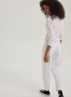 Baukjen Organic Cotton Barrell Leg Jeans | Soft White 12 Baukjen Organic Cotton Barrell Leg Jeans | Soft White