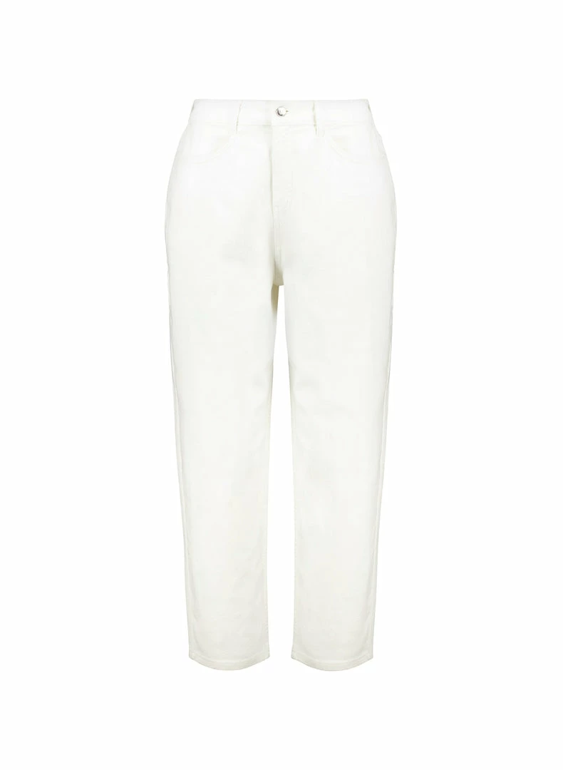 Baukjen Organic Cotton Barrell Leg Jeans | Soft White 8 Baukjen Organic Cotton Barrell Leg Jeans | Soft White