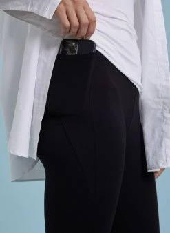 Baukjen Brandi LENZING™ ECOVERO™ Jersey Pocket Leggings | Caviar Black