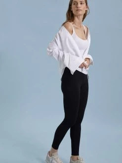 Baukjen Brandi LENZINGâ„¢ ECOVEROâ„¢ Jersey Pocket Leggings | Caviar Black