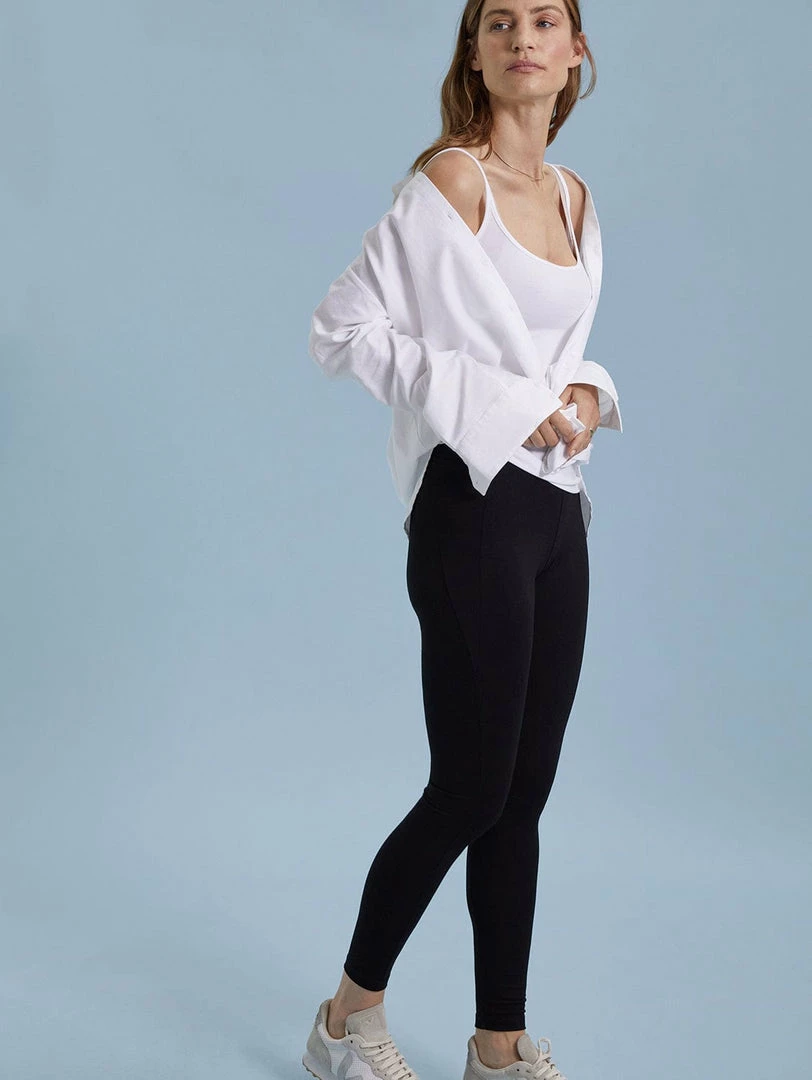 Baukjen Brandi LENZING™ ECOVERO™ Jersey Pocket Leggings | Caviar Black 3 Baukjen Brandi LENZING™ ECOVERO™ Jersey Pocket Leggings | Caviar Black