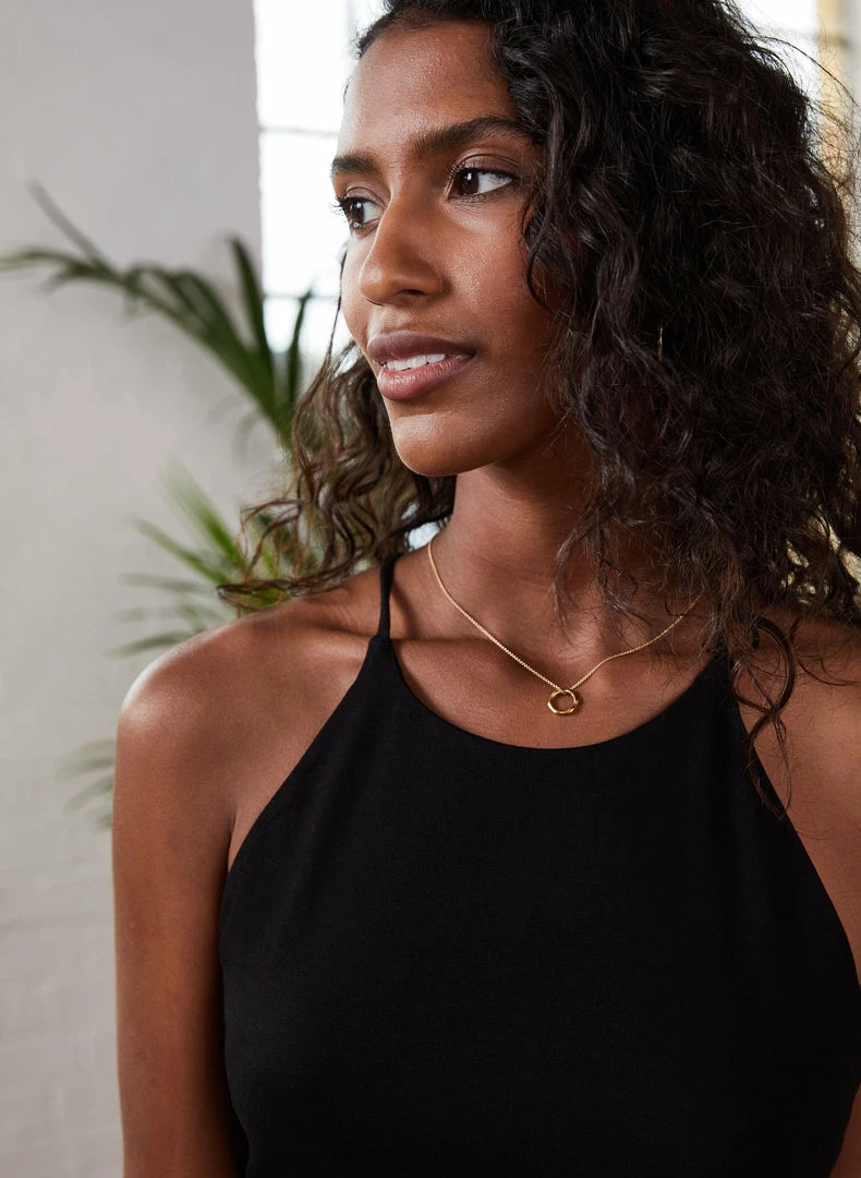 Baukjen Chea LENZING™ ECOVERO™ Jersey Halterneck Top | Caviar Black Clothing 5 Baukjen Chea LENZING™ ECOVERO™ Jersey Halterneck Top | Caviar Black Clothing