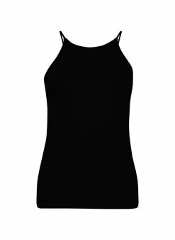 Baukjen Chea LENZING™ ECOVERO™ Jersey Halterneck Top | Caviar Black Clothing 13 Baukjen Chea LENZING™ ECOVERO™ Jersey Halterneck Top | Caviar Black Clothing