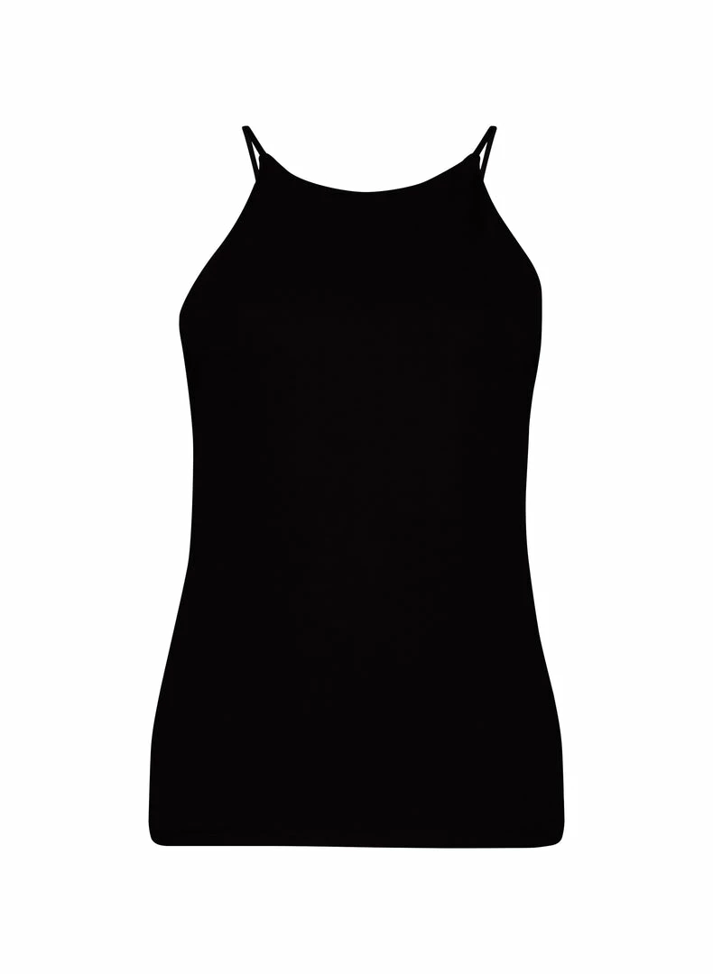 Baukjen Chea LENZING™ ECOVERO™ Jersey Halterneck Top | Caviar Black Clothing 8 Baukjen Chea LENZING™ ECOVERO™ Jersey Halterneck Top | Caviar Black Clothing