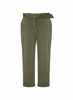 Baukjen Easter Organic Cotton Cargo Trousers | Khaki Clothing