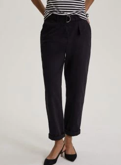 Baukjen Easter Organic Cotton Cargo Trousers | Caviar Black Clothing