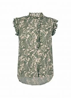 Baukjen Clothing Elaine Paisley Print LENZING™ ECOVERO™ Frilled Blouse | Pink 13 Baukjen Clothing Elaine Paisley Print LENZING™ ECOVERO™ Frilled Blouse | Pink
