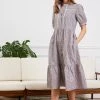 Baukjen Emily Ditsy Print Organic Cotton Midi Dress | White Calico Clothing 2 Baukjen Emily Ditsy Print Organic Cotton Midi Dress | White Calico Clothing