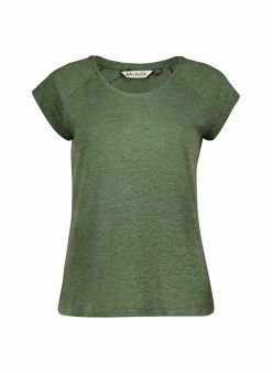 Baukjen Guinevere Hemp & Organic Cotton Slub T-Shirt | Light Khaki Clothing