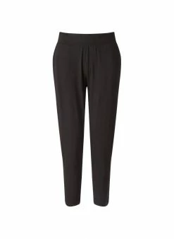 Baukjen Clothing Neath LENZING™ ECOVERO™ Jersey Tapered Trousers | Caviar Black