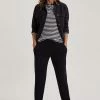 Baukjen Clothing Neath LENZING™ ECOVERO™ Jersey Tapered Trousers | Caviar Black