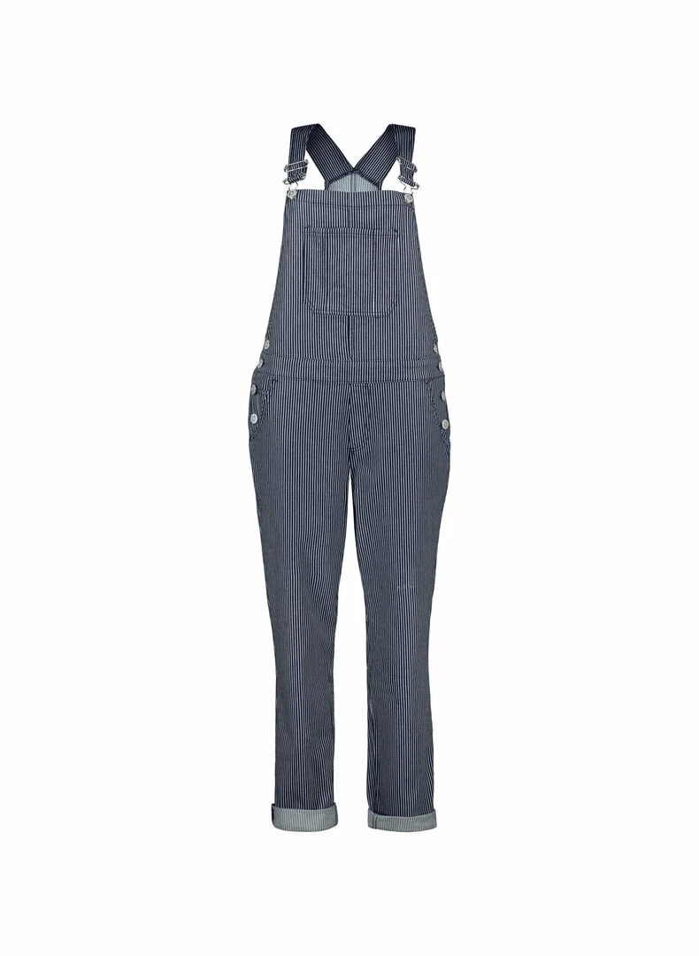 Baukjen Clothing Organic Cotton Stretch Dungarees | Indigo Stripe 6 Baukjen Clothing Organic Cotton Stretch Dungarees | Indigo Stripe