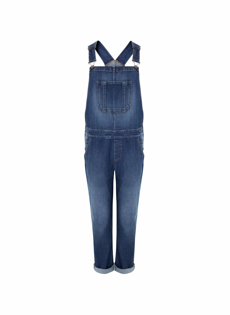 Baukjen Organic Cotton Denim Stretch Dungarees | Washed Indigo 8 Baukjen Organic Cotton Denim Stretch Dungarees | Washed Indigo