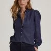 Baukjen Clothing Ryleigh Organic Cotton Shirt | Dark Denim 1 Baukjen Clothing Ryleigh Organic Cotton Shirt | Dark Denim