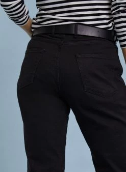 Baukjen Organic Cotton Boyfriend Jeans | Washed Black