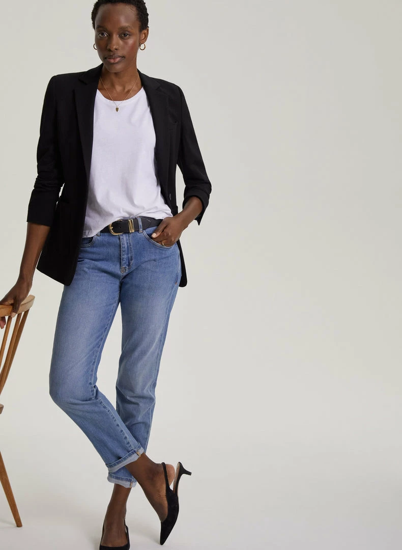 Baukjen Organic Cotton Boyfriend Jeans | Pale Indigo Wash 7 Baukjen Organic Cotton Boyfriend Jeans | Pale Indigo Wash