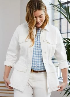 Baukjen Xanthe Gingham Linen Blouse | Blue & White 14 Baukjen Xanthe Gingham Linen Blouse | Blue & White