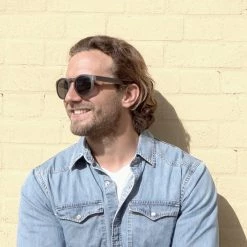 Bird Eyewear Dipper Eco-Friendly Wood Sunglasses | Charcoal